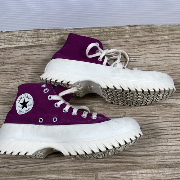 Converse Run Star Hike High Top Sneakers - Purple - Men’s 7.5 / Women’s 9.5 - Picture 14 of 16
